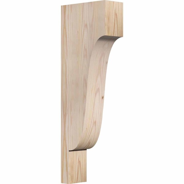 Ekena Millwork Newport Smooth Corbel, Douglas Fir, 3 1/2"W x 8"D x 24"H COR04X08X24NEW00SDF - main